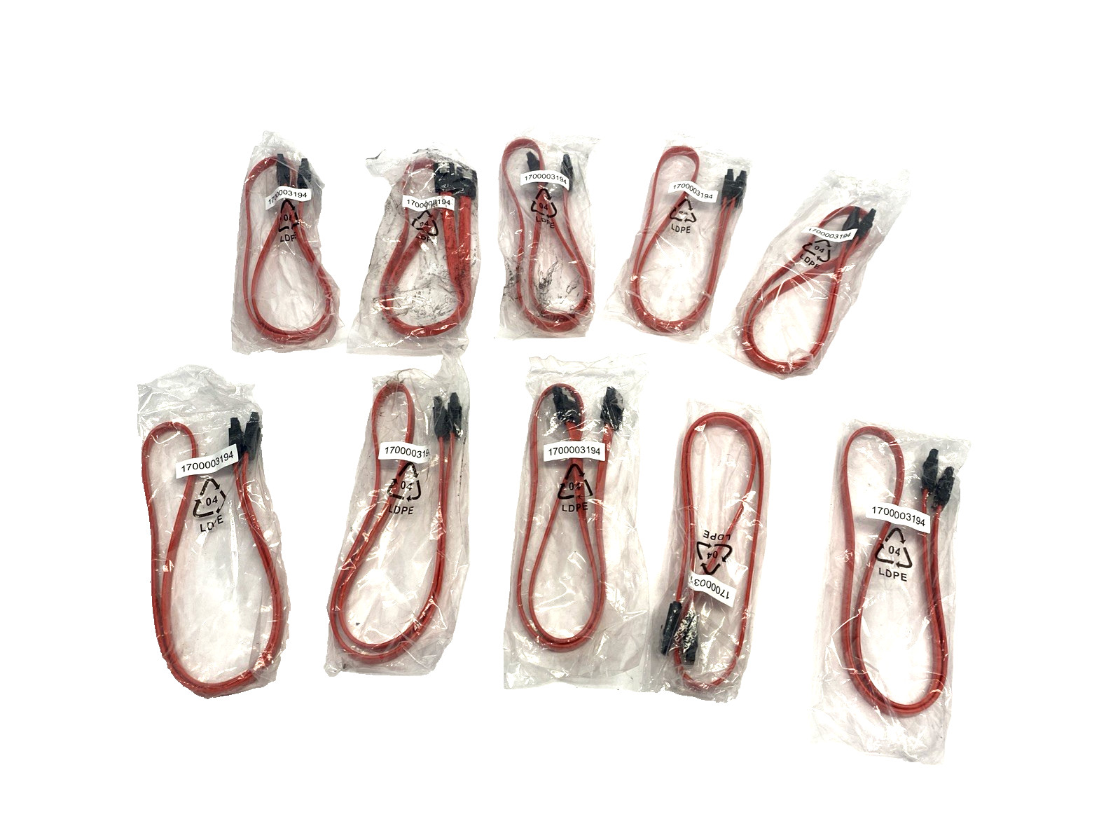 Advantech 1700003194 M Cable SATA HDD 7P/SATA 7P 60CM CR 180/180 LOT OF 10