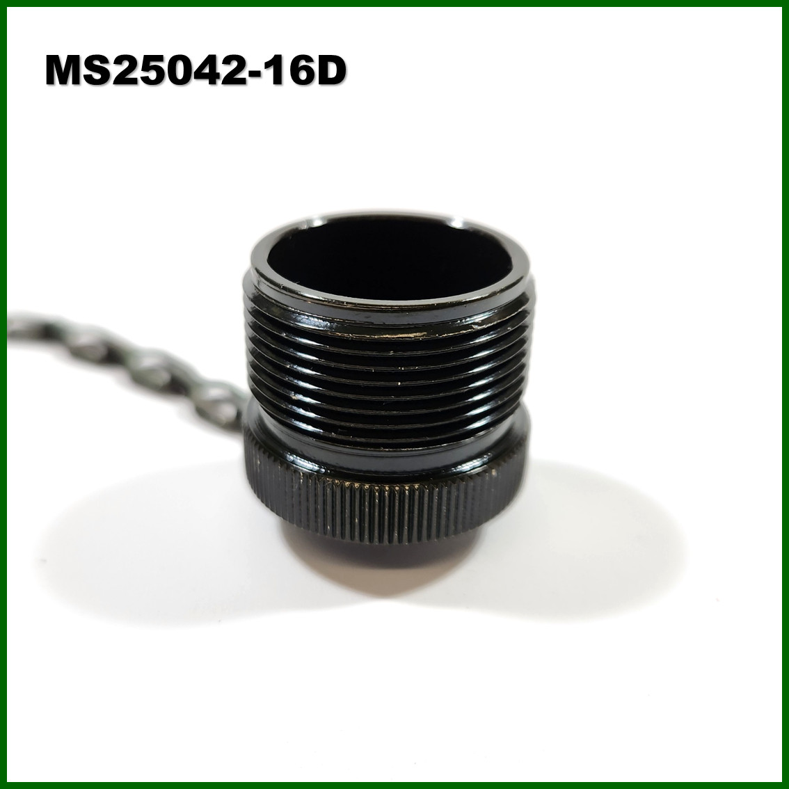 NEW MS25042-16D MS CONNECTOR DUST PROTECTIVE METAL CAP