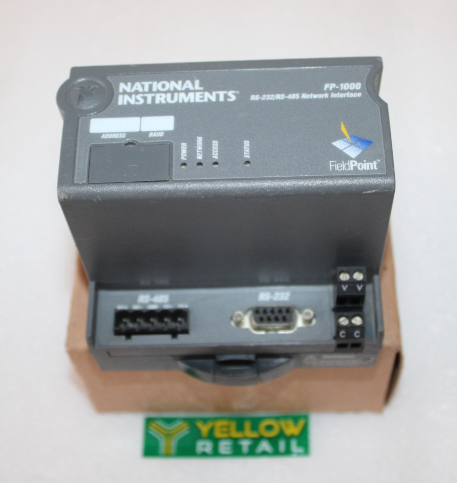 NATIONAL INSTRUMENTS FP-1000 FIELDPOINT NETWORK INTERFACE MODULE 184120F-01