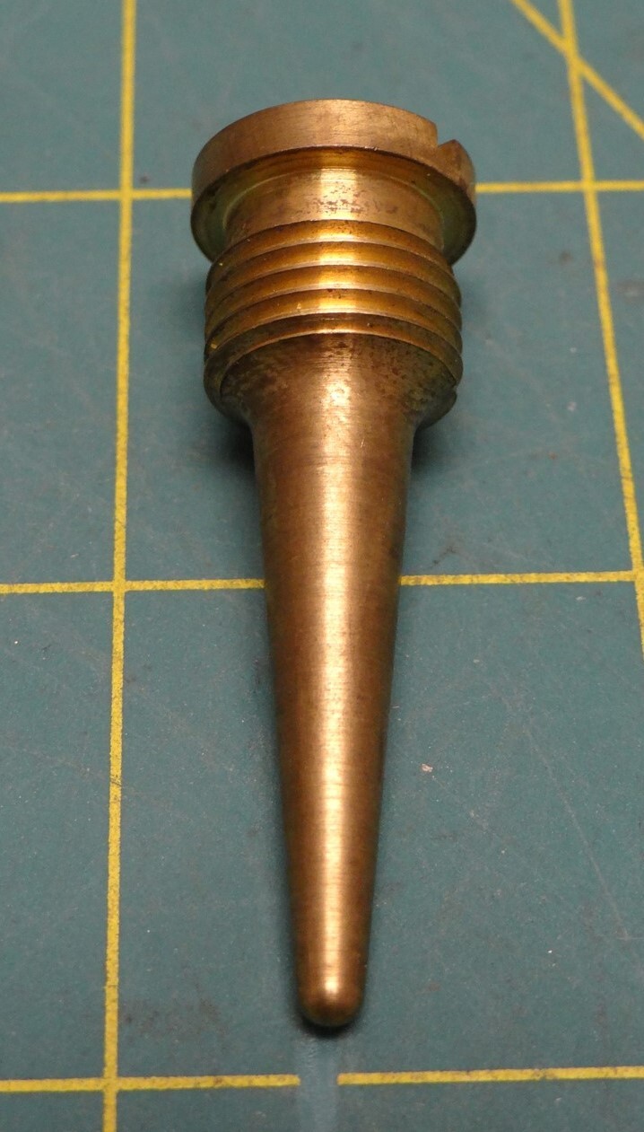 Alfa Laval Plug Distribution Copper Alloy Machine Thread Plug, 1-11/16″ Long