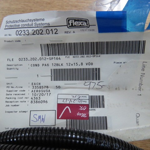 FLEXA 0233.202.012 Qty of 40 per Lot Black Polyamide (PA6), Nylon 6, Halogen Fr