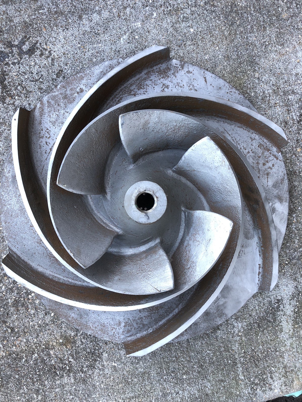 SULZER PUMP IMPELLER 0657 DIAMETER 15.5 FREIGHT SHIPPING AVAILABLE