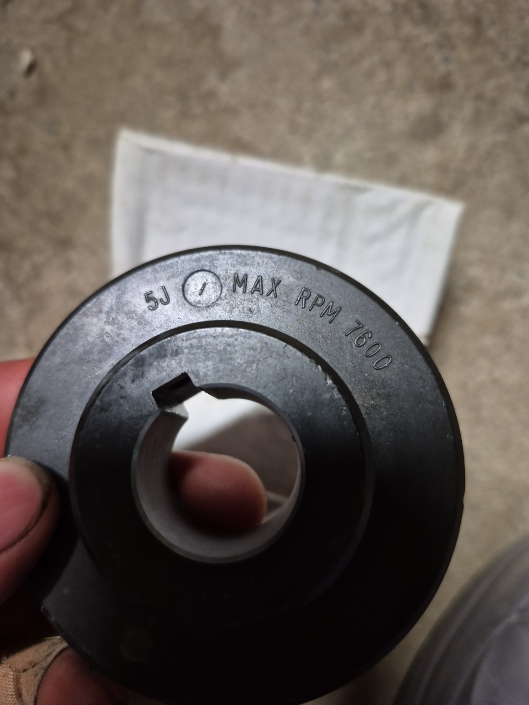 LOVEJOY 685144-36062 5J-1″ 1/4 X 1/8 KW COUPLING FLANGE SURE S-FLEX RPM 7600