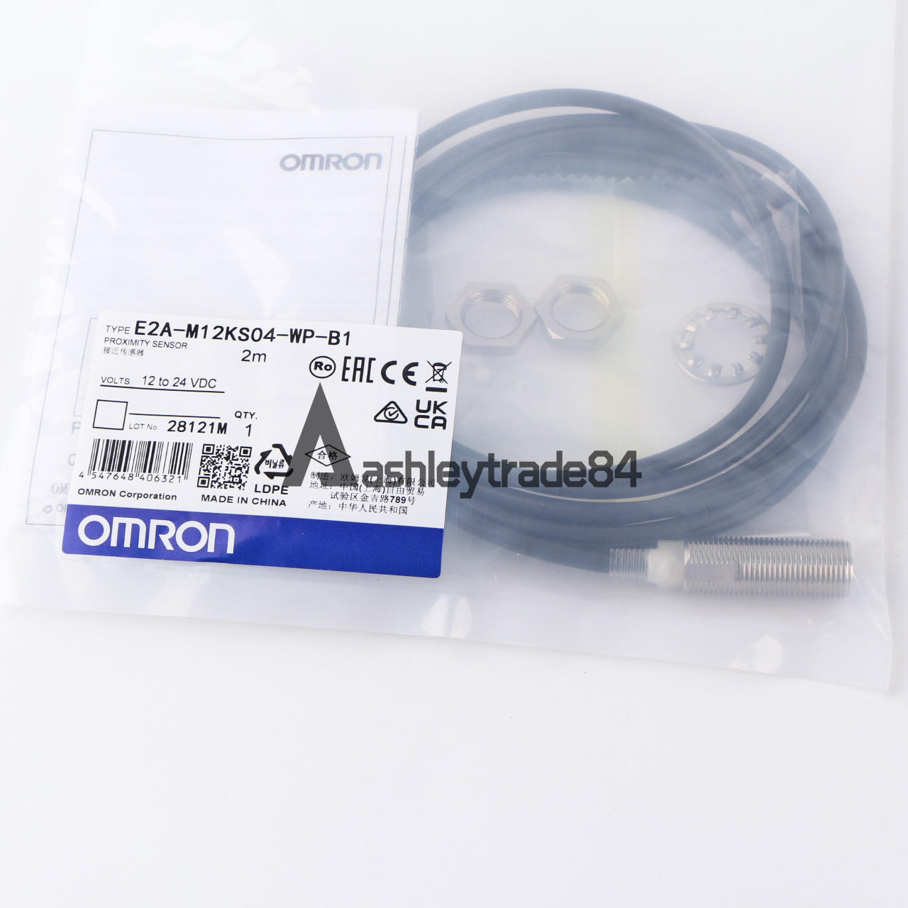 for New OMRON Photoelectric Switch E2A-M12KS04-WP-B1 E2AM12KS04WPB1