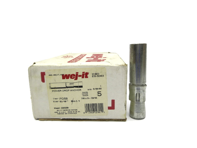 WEJIT PD58 5/8″ (PKG OF 5) NSMP