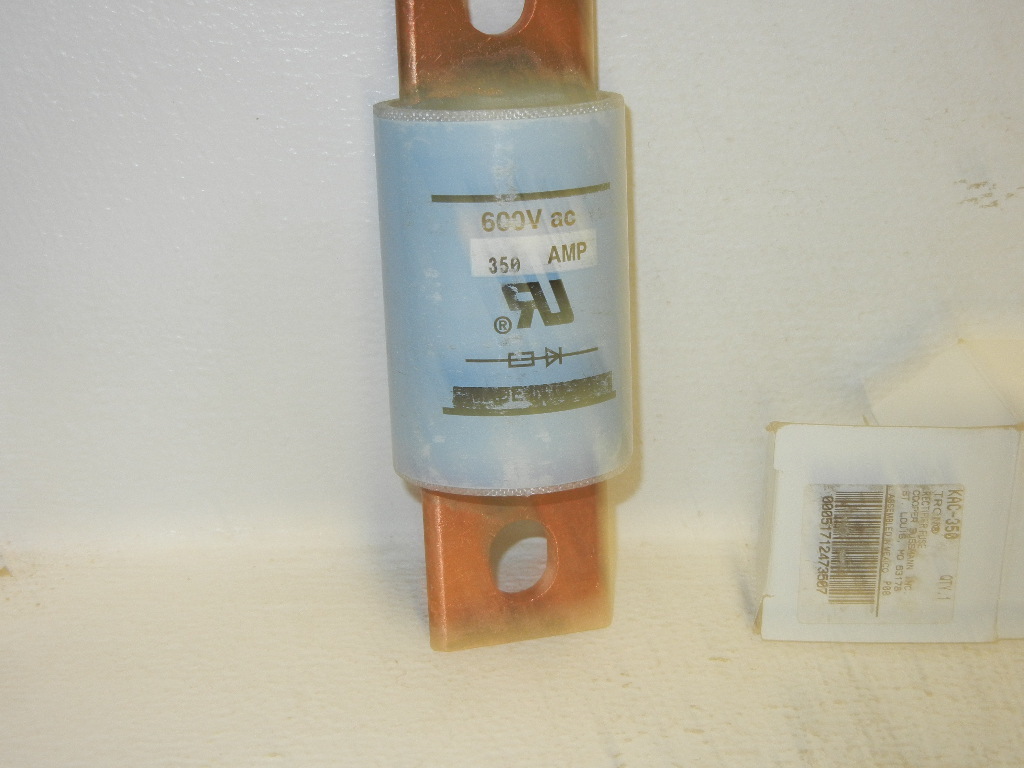 COOPER BUSSMANN KAC-350 NEW 350A TRON RECTIFIER FUSE 600V KAC350