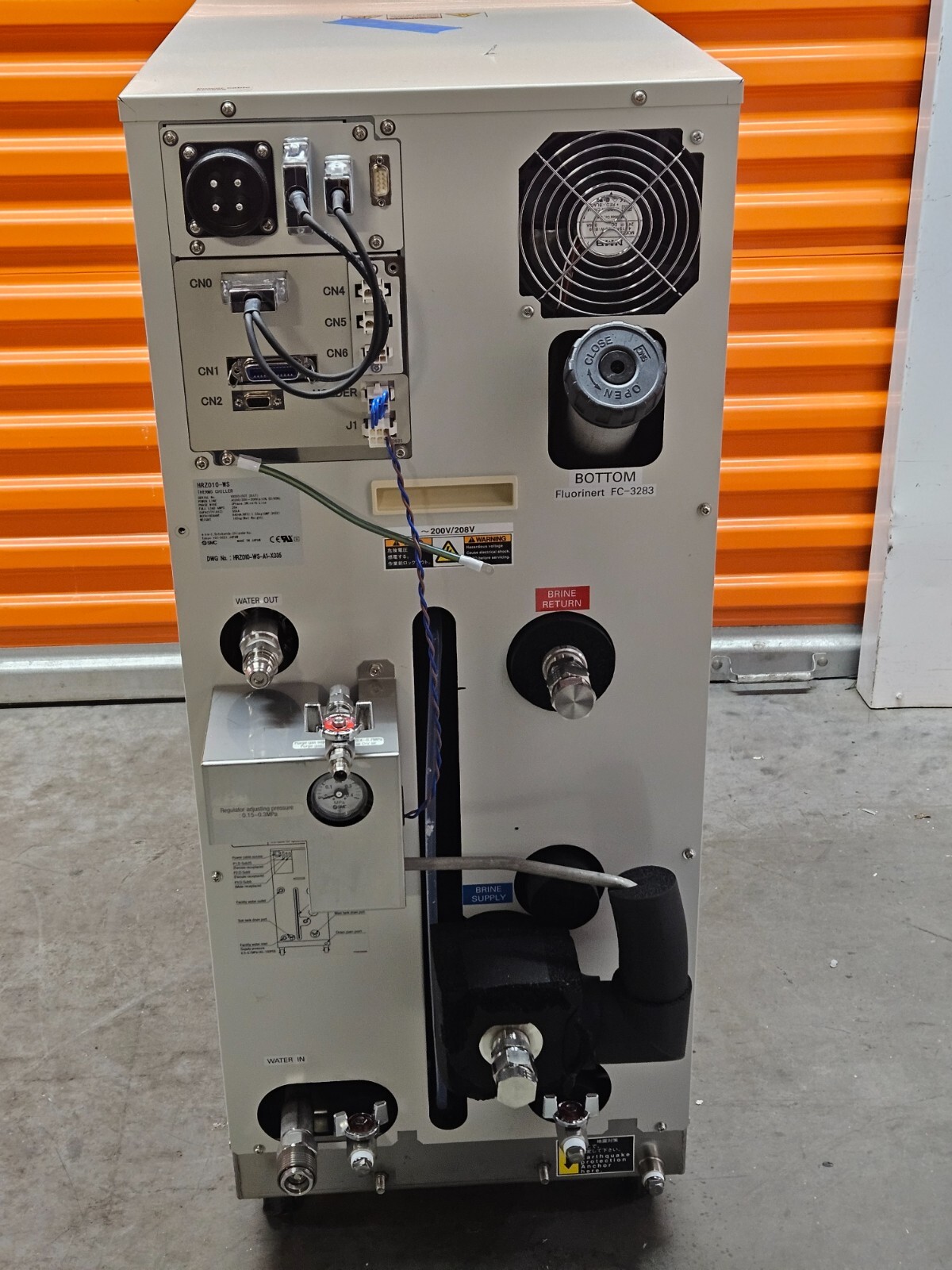 SMC HRZ010-WS-A1-X035 Thermo Chiller – Water-Cooled, 24kW, Untested, Sold As-Is