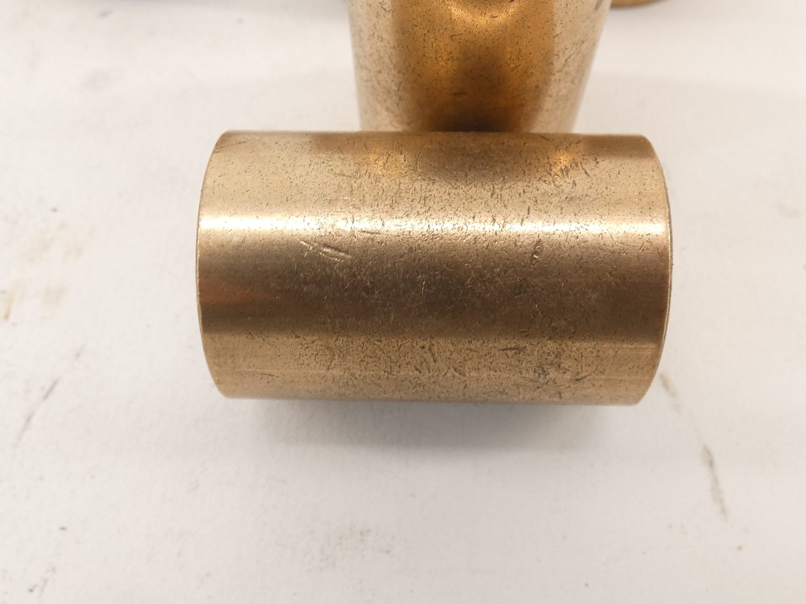 *Lot of 5* Sintered Bronze Flanged Sleeve Bearing 3/4″ Bore 1-1/2″ Length