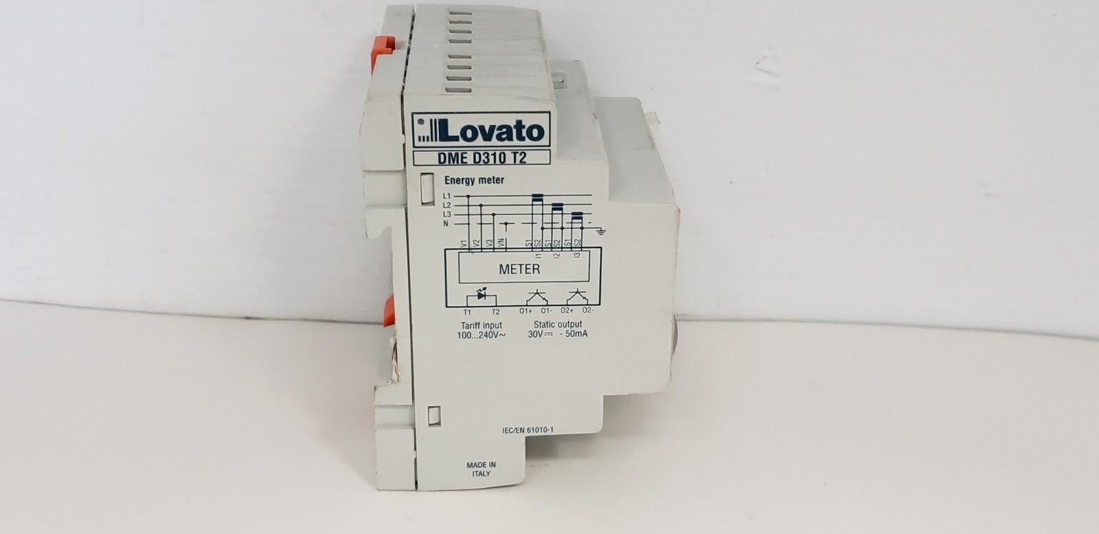 LOVATO DMED310T2 ENERGY METER, 3×220-240V 50/60Hz, 3×380-415V 50/60Hz