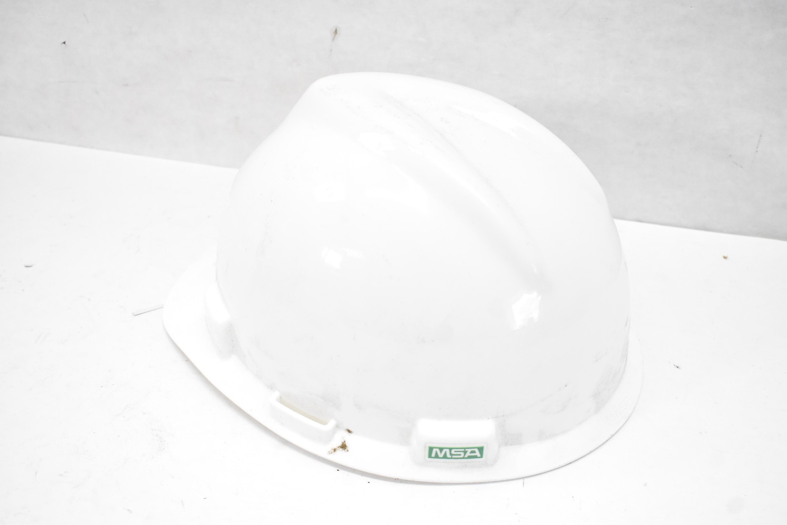 2 Pack MSA 475358 V-GARD Fas-Trac Cap STD White Hard Hat Ratchet Suspension