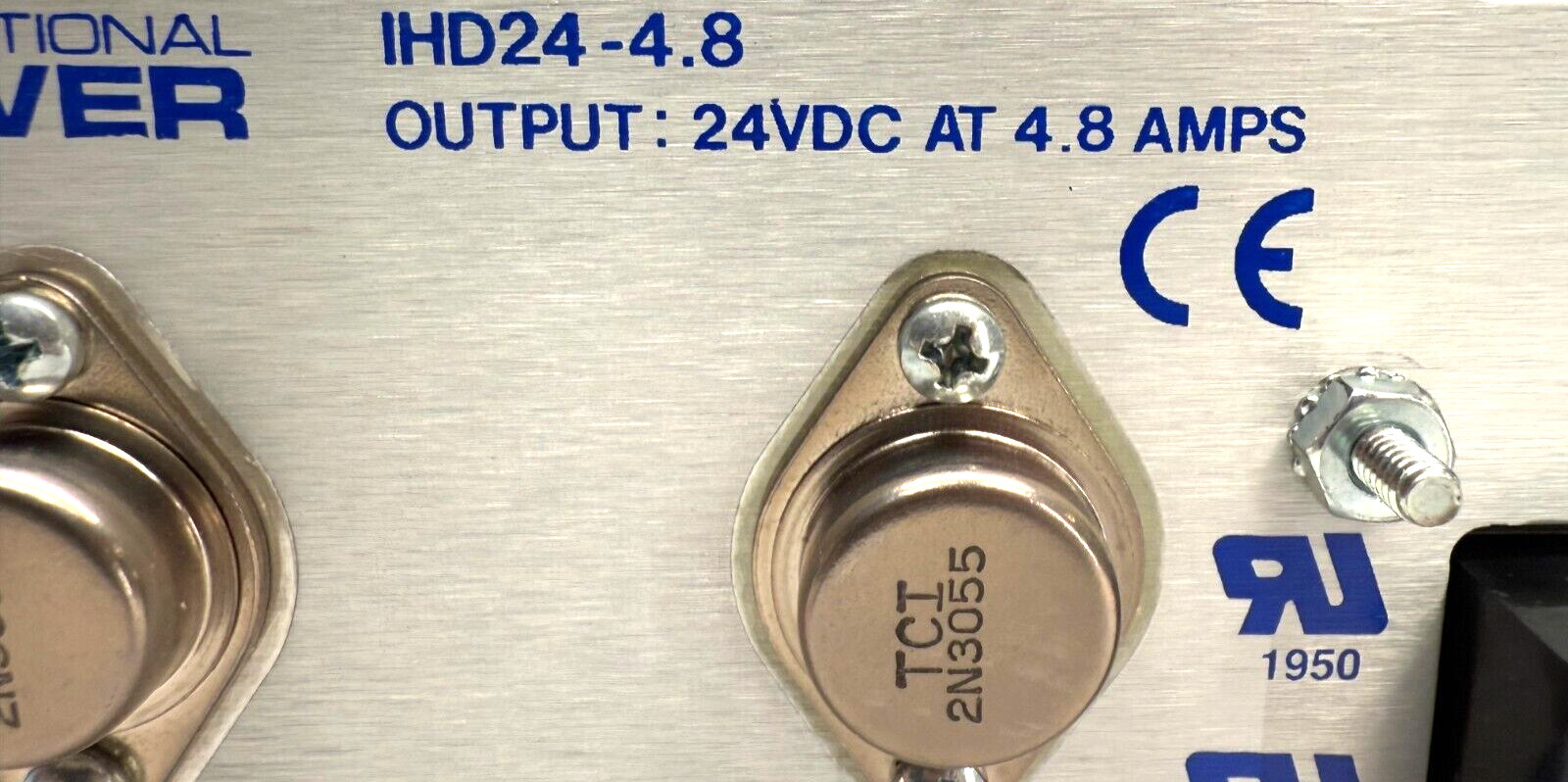 International Power IHD24-4.8 Power Out 24V DC, 4.8 Amps, 120-240VAC In