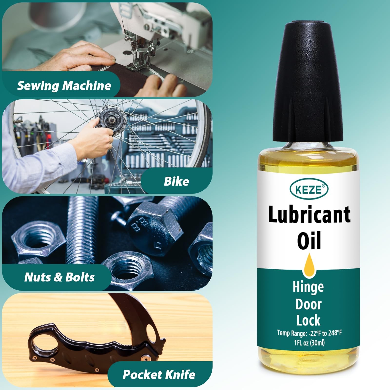 Door Hinge Lubricant Door Squeaky Fix Lubricating Oil for Noise Synthetic Knife