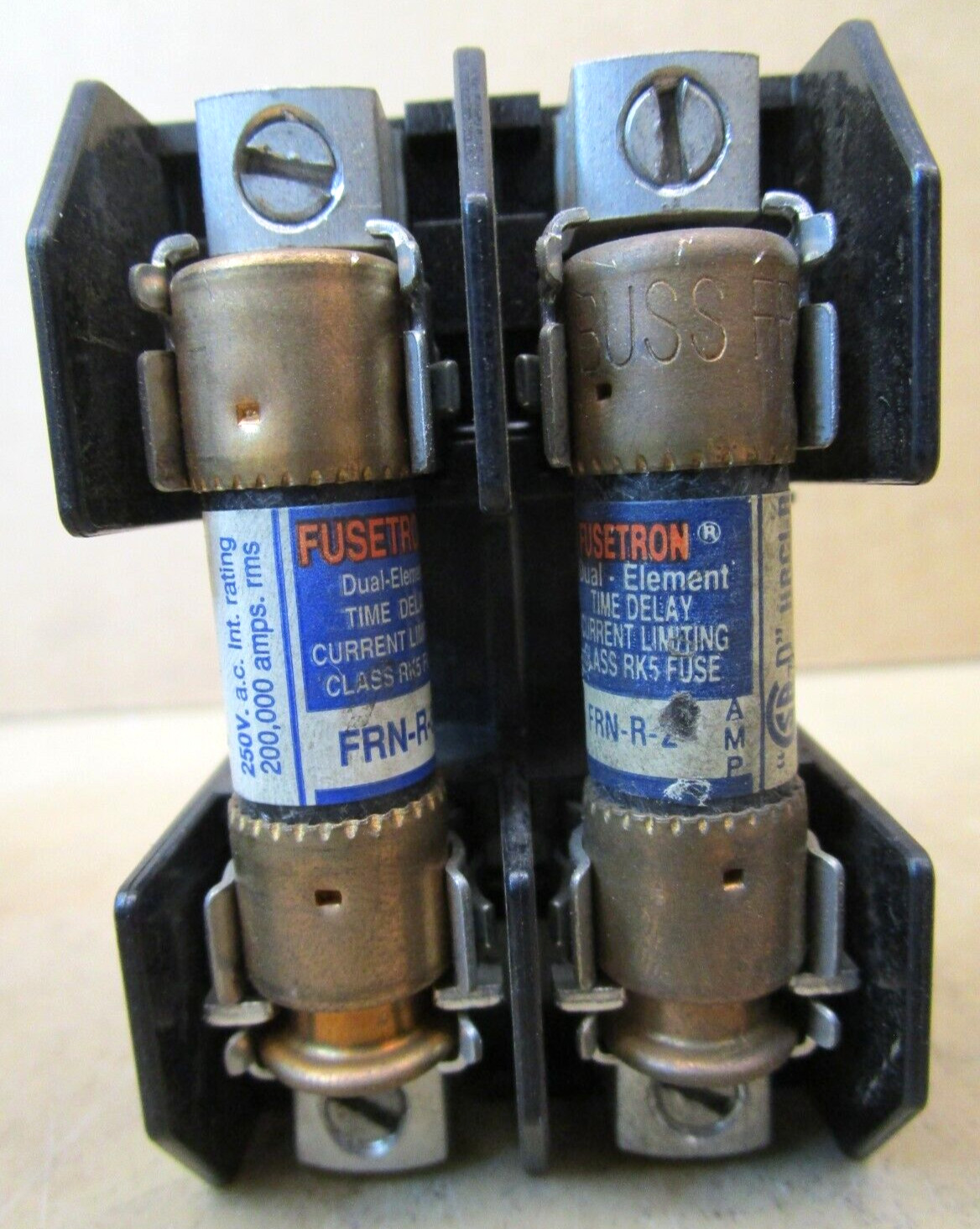 Marathon R30A2B Fuse Holder w/ FRN-R-2 FRN-R-5 Fuses 47015HM