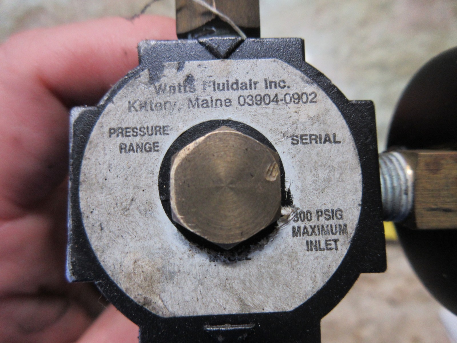 WATTS FLUIDAIR PSI GAUGE 300 PSIG OKUMA LB-15 CNC LATHE