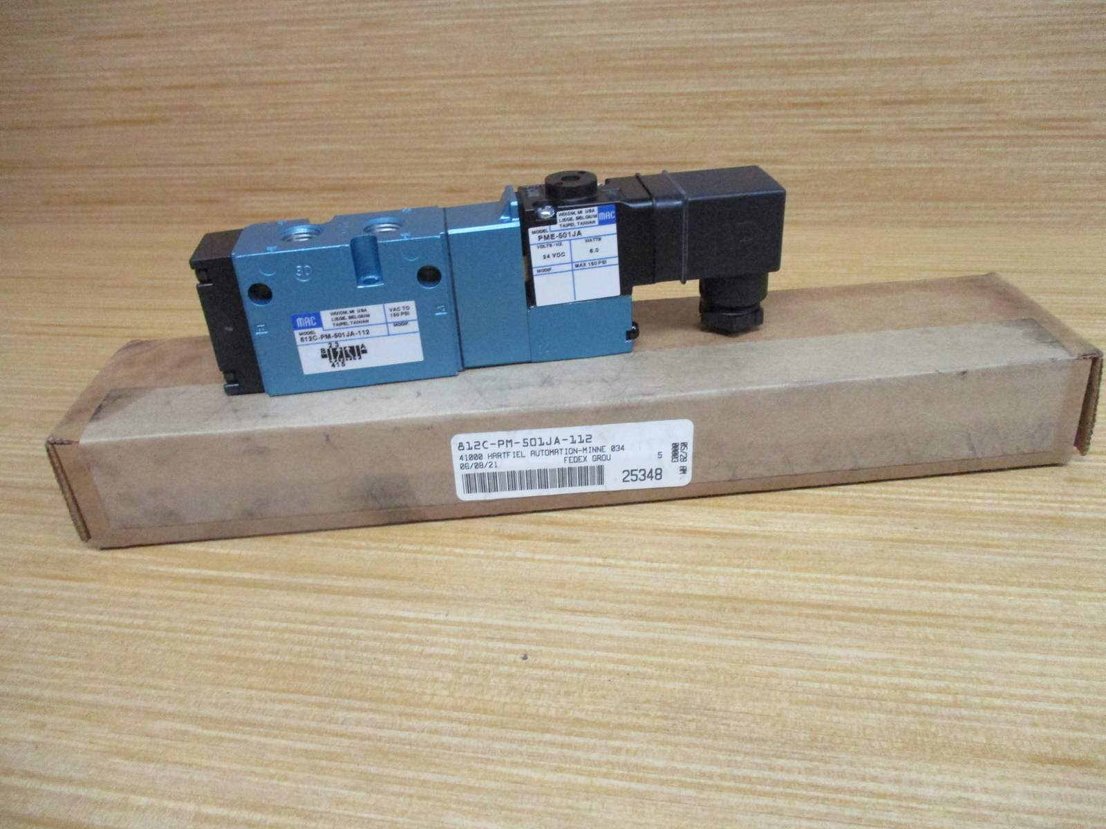 Mac Valves 812C-PM-501JA-112 Solenoid Valve 812CPM501JA112