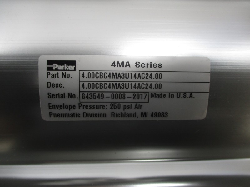 PARKER 4.00CBC4MA3U14AC24.00 SER. 4MA 250PSI NSNP