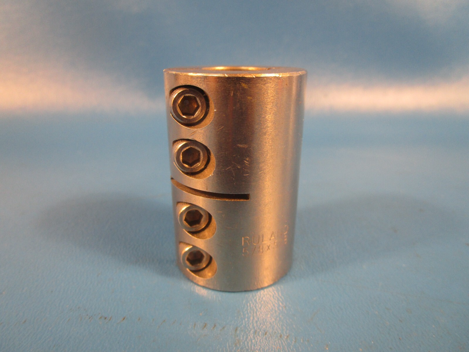 Ruland CLX-10-10-SS, 5/8″ x 5/8″ Rigid Coupling, 303 Stainless Steel, One-Piece