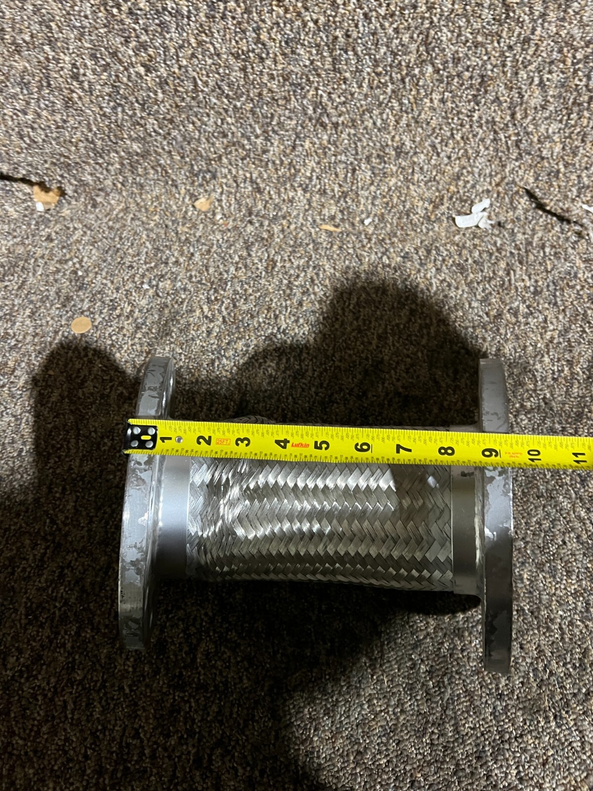 4-1/2″ ID Flexible Pipe Flanged +-12-1/2″ Length 8 Hole 8-7/8 Diameter Flange
