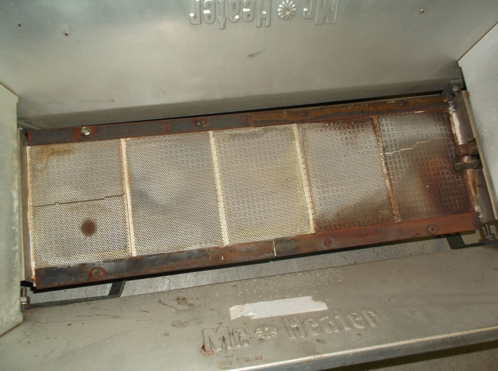 Mr Heater MH40LP Radiant Shop Garage Heater Infrared, Broken Elements