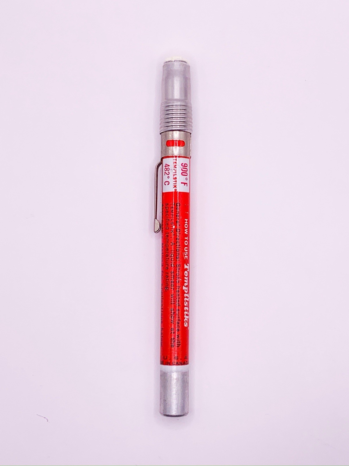 TEMPIL TEMPERATURE INDICATOR STICK 900 DEG. F 482 DEG. C TEMPILSTIK