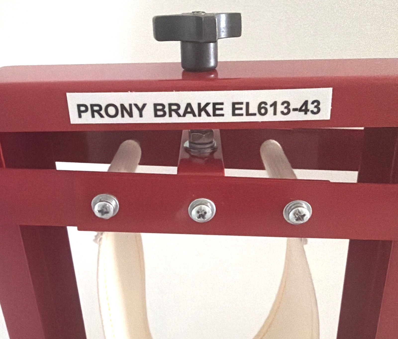 Prony Brake Training System Laboratory Instrument Model EL613-43