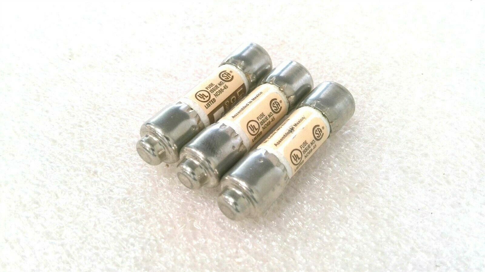 BUSSMAN LIMITRON KTK-R-1 FAST ACTING FUSE, 1 AMP, 600 V AC (LOT OF 2)