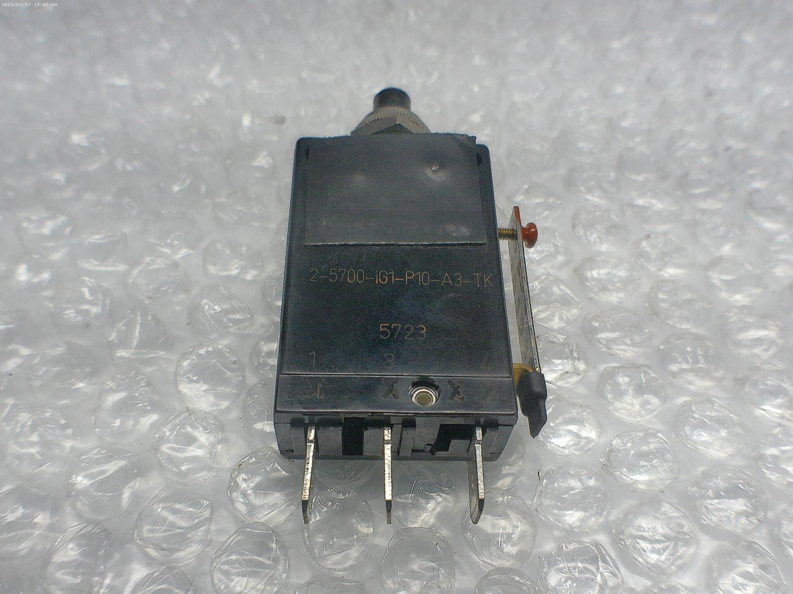 PROTECTION CONTROLS 2-5700-1G1-P10-A3-TK BREAKER 0.05AMP UNMP