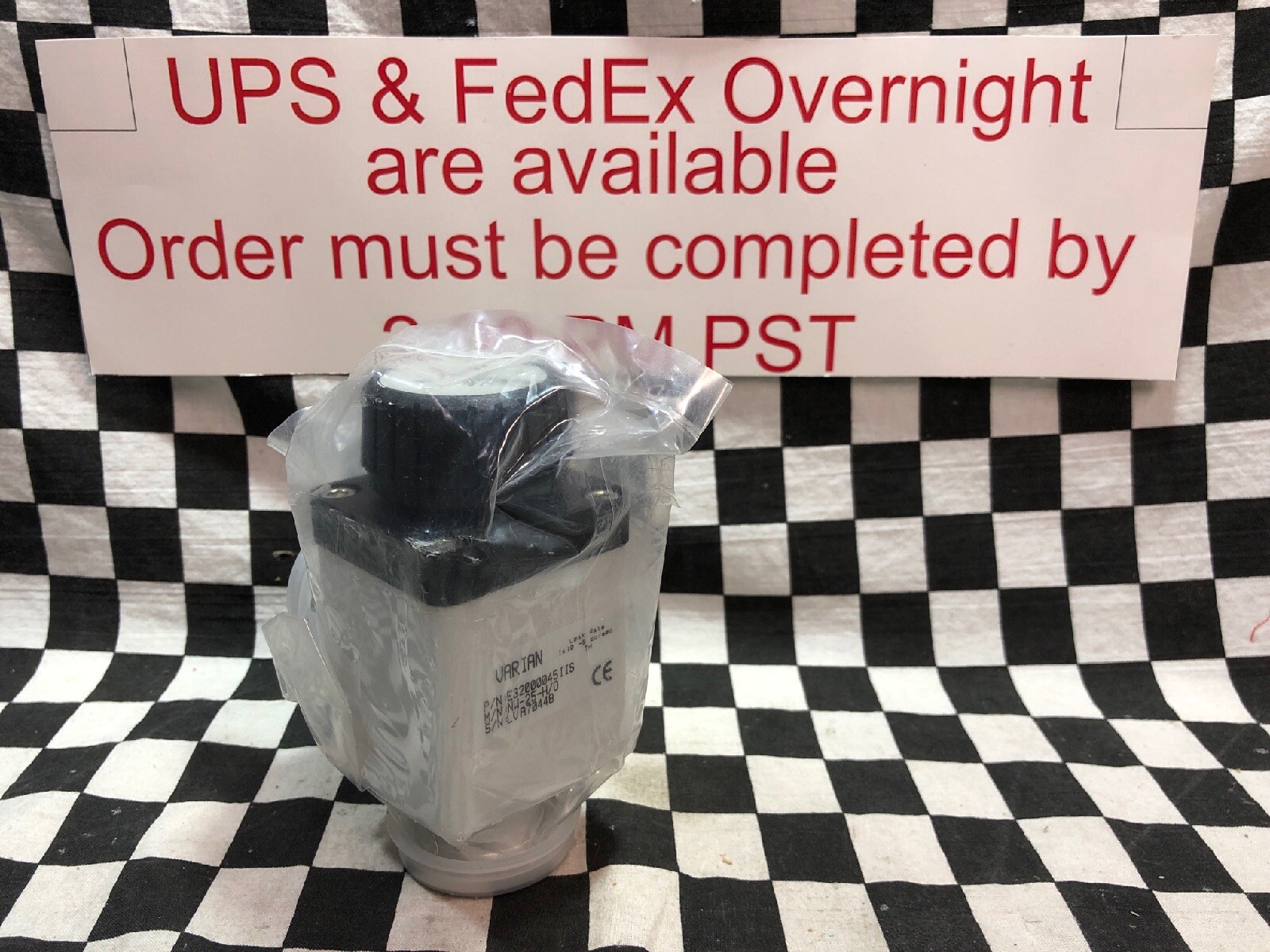 VARIAN MANUAL ANGLE VALVE KF-25, E32000045IIS, SHIPSAMEDAY#1546A15