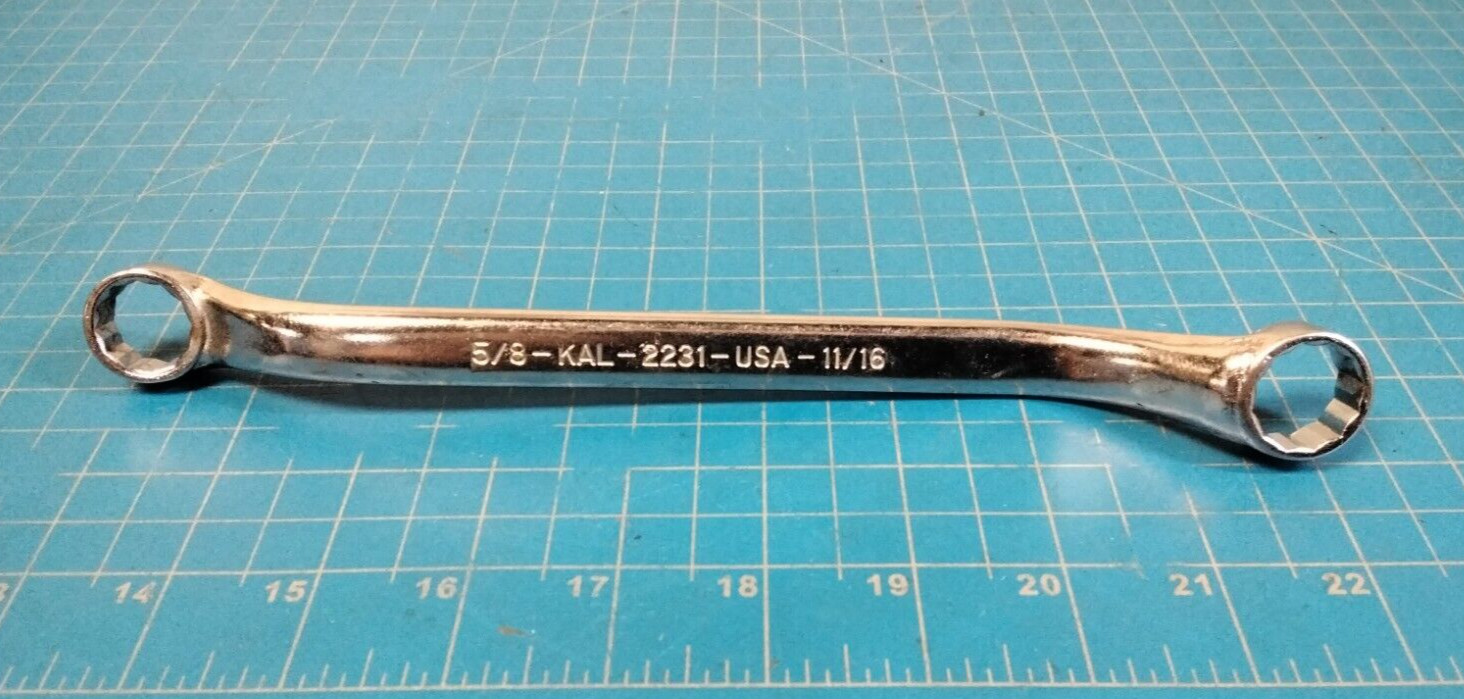 KAL-2231 Double Box-End Wrench 5/8 X 11/16