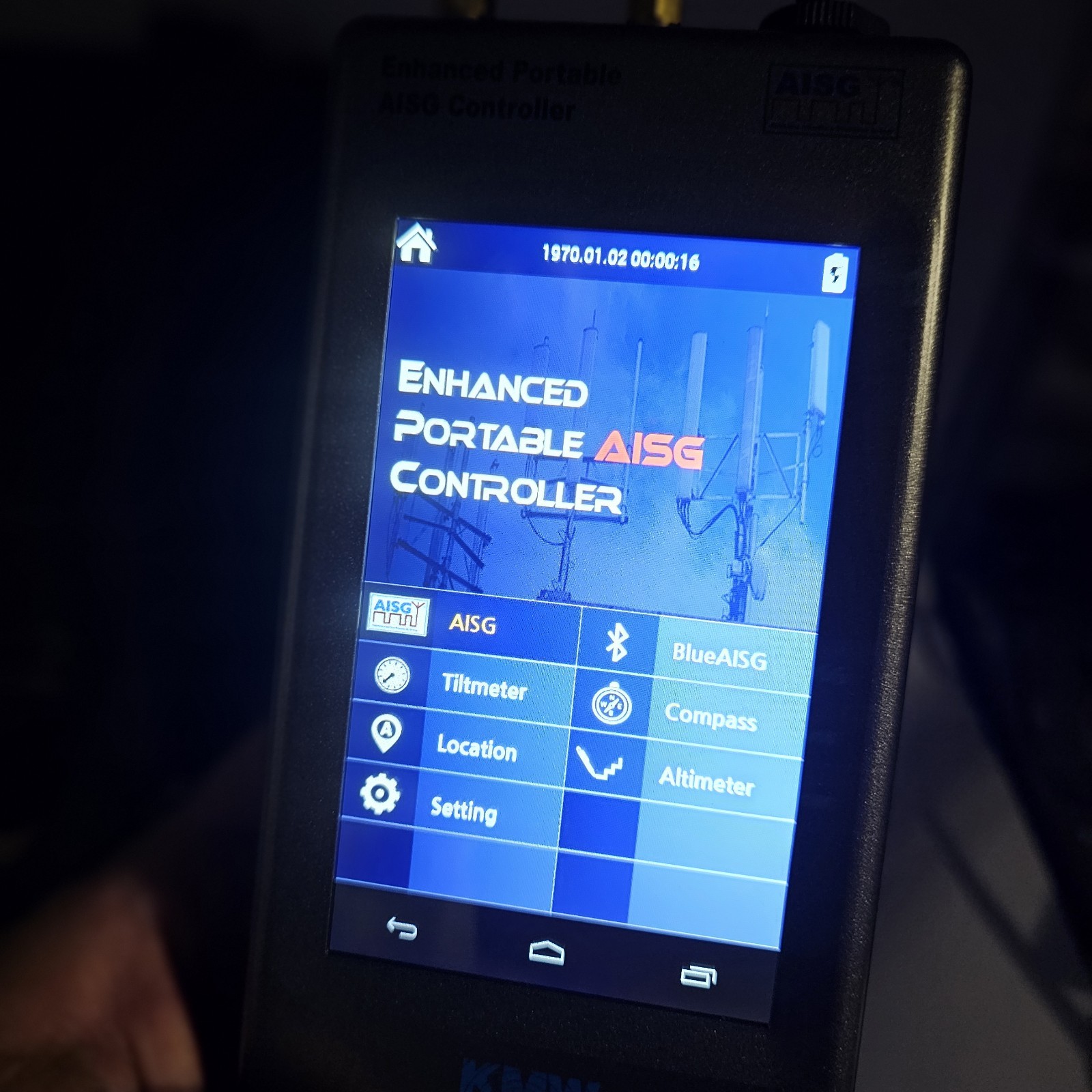 KMW EPAC ACS-PC200 Handheld, Enhanced Portable AISG Antenna Controller