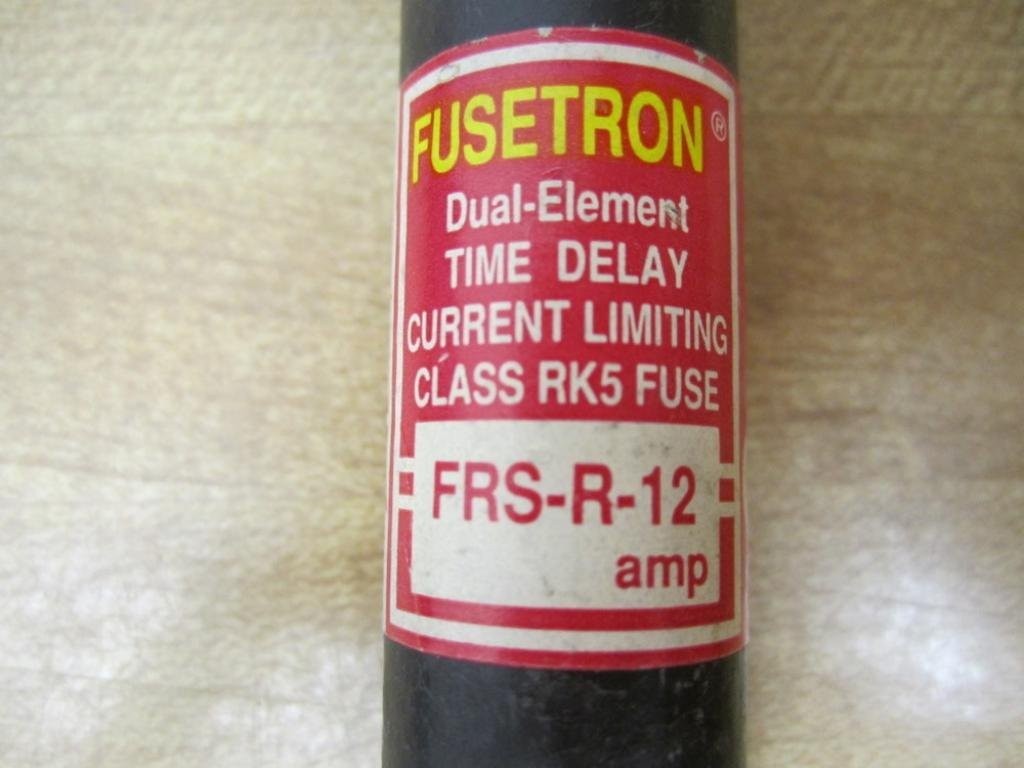 Bussmann FRS-R-12 Fusetron Fuse FRSR12 (Pack of 4) – Used