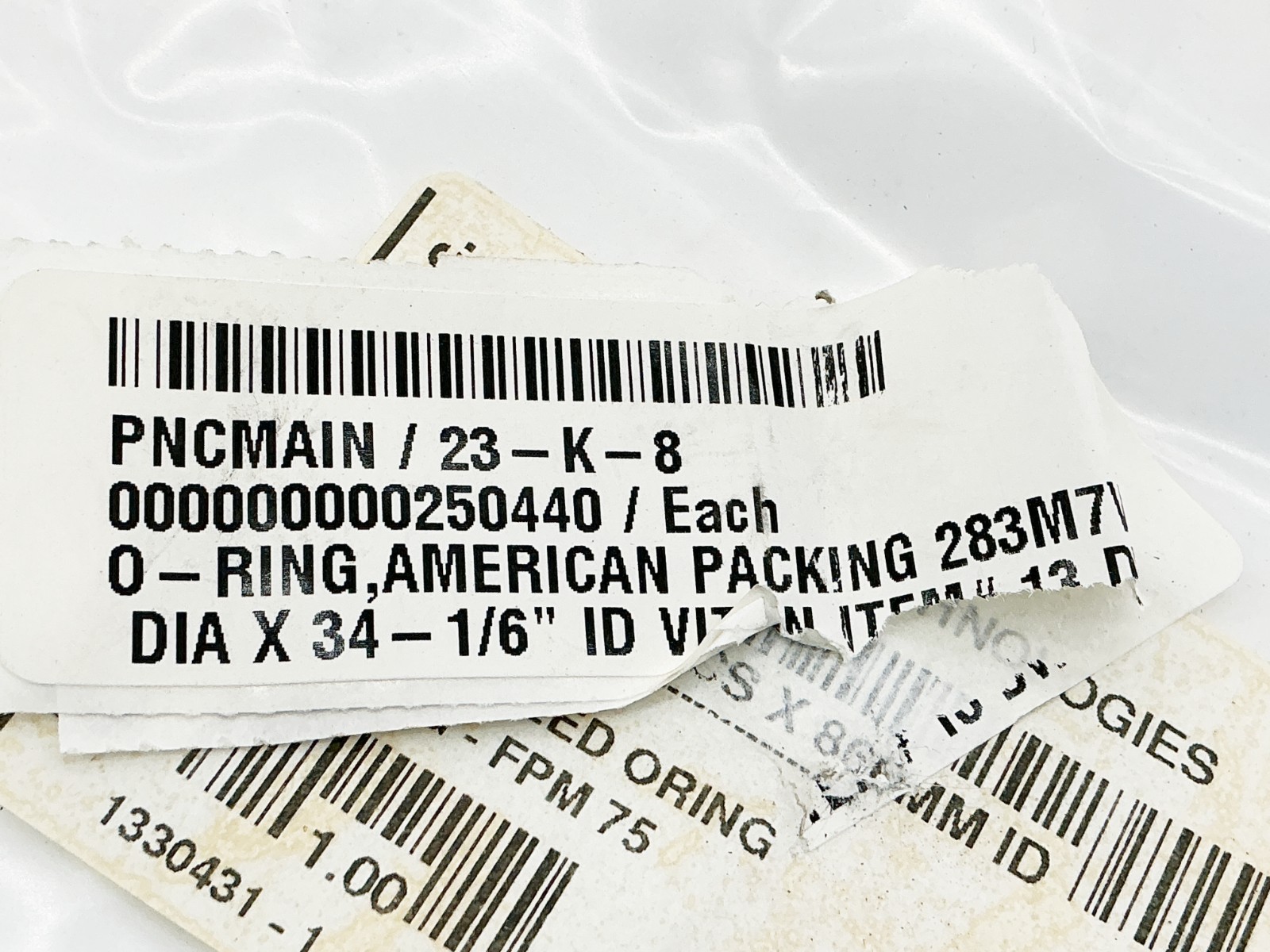New Applied Industrial Technologies 283M7V – O-Ring 7MMCSX866MM ID