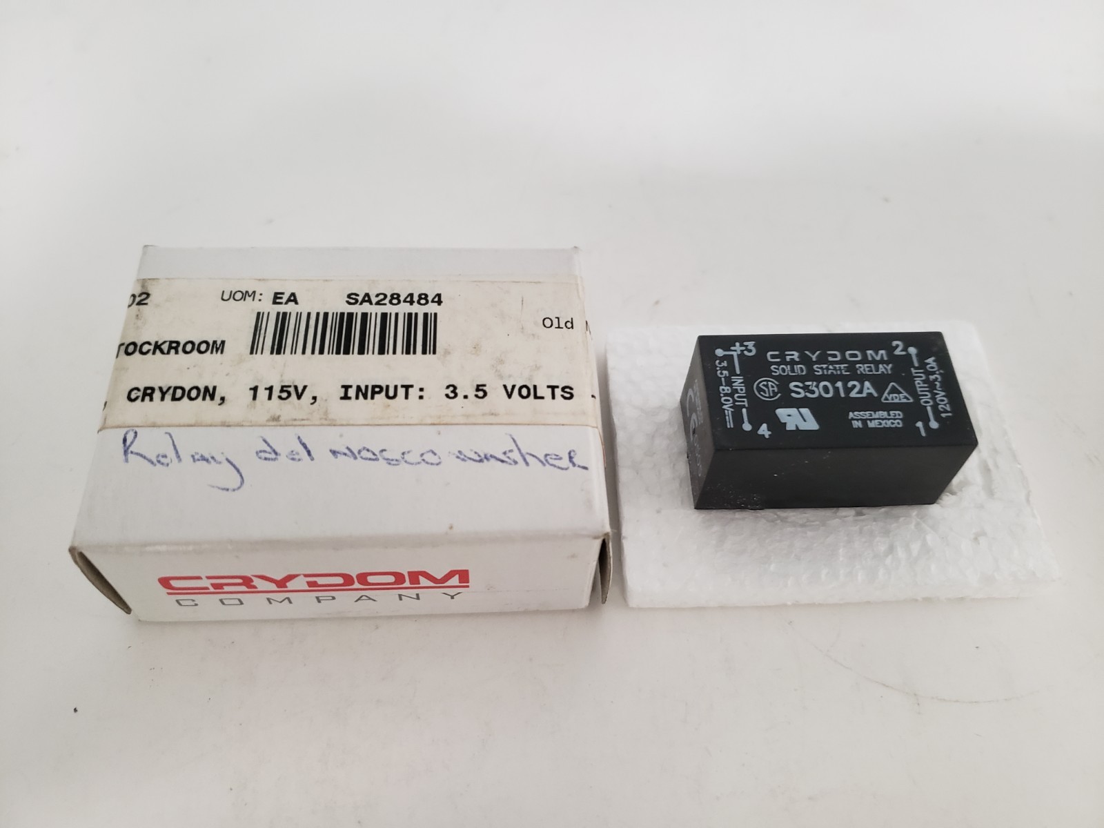 CRYDOM S3012A SOLID STATE RELAY 120V 3.0A NIB