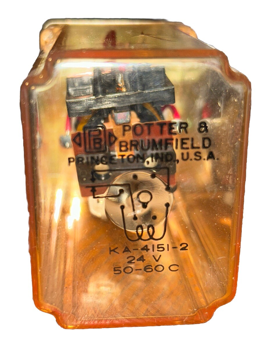 Potter & Brumfield KA-4151-2 AMF Relay KA41512. 24V, 50-60 C. F6