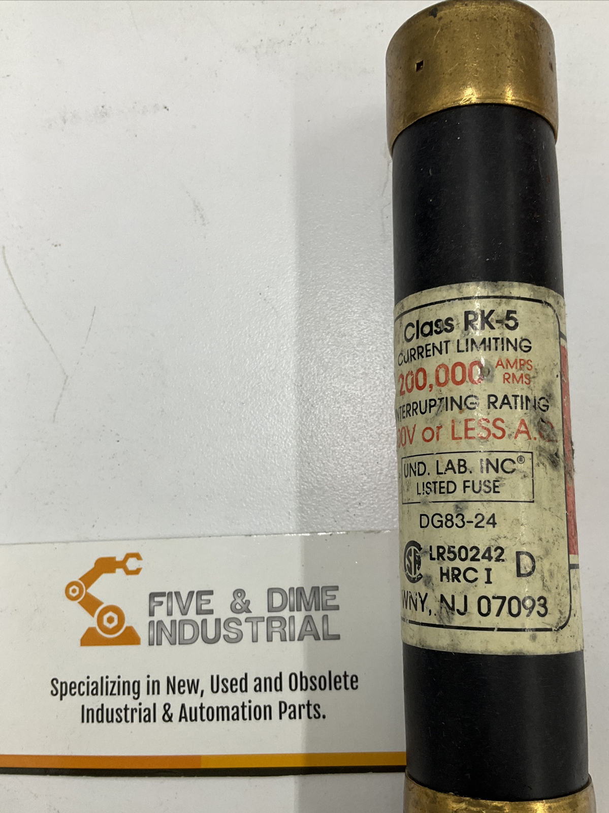 Cefcon CRS-R-50 Lot of (2) Dual Element Fuse