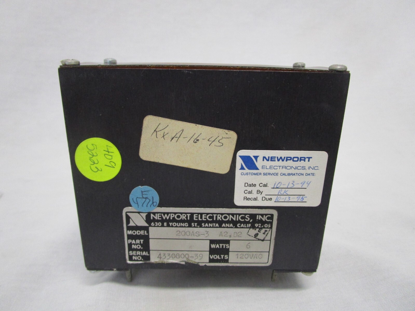 NEWPORT ELECTRONICS 200AS-3-A2-D2 DIGITAL VOLTMETER