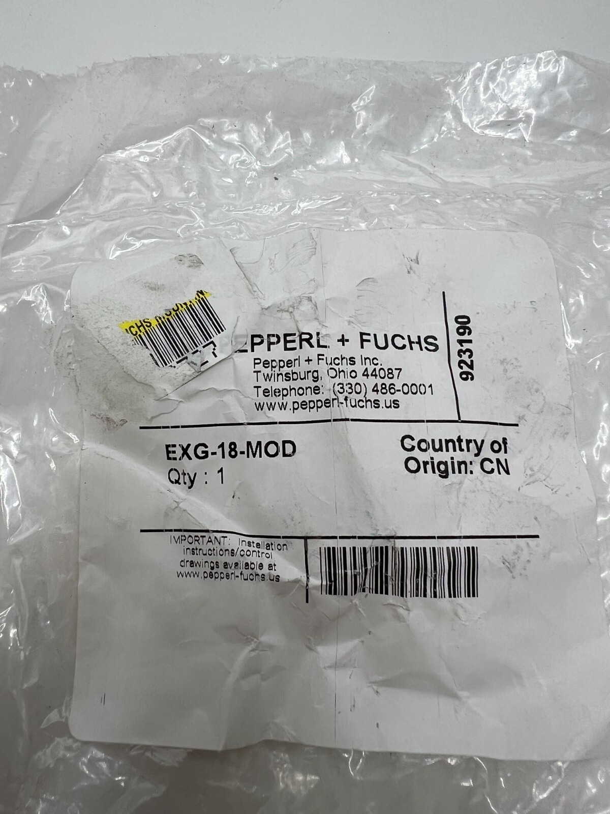 (QTY5) Pepperl Fuchs Mounting Aid Threaded Pipe Clamp For M18 Sensor EXG-18-MOD
