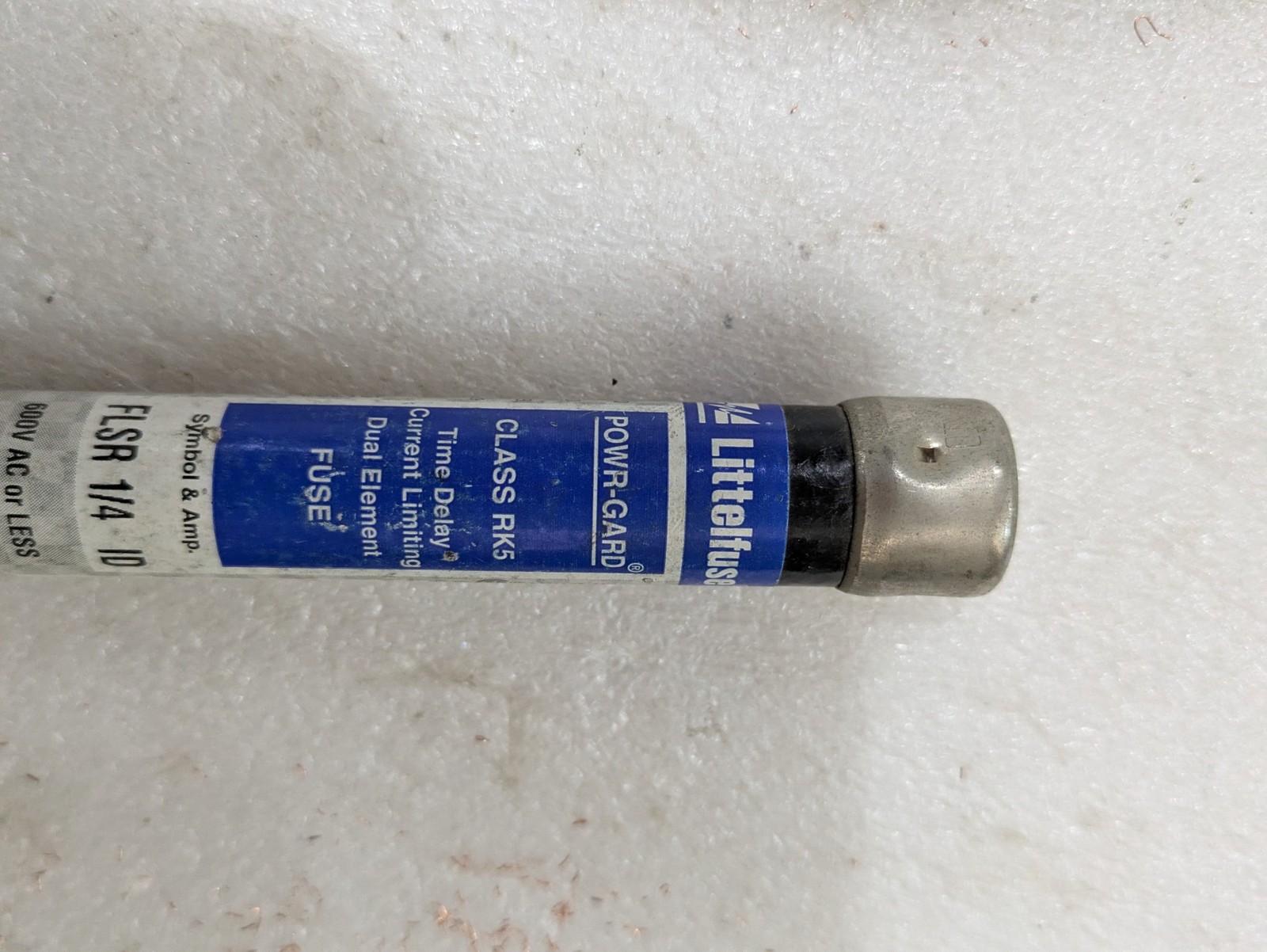 Littelfuse FLSR-1/4ID Class RK5 Time Delay Fuse 600VAC 300VDC 3/ORDER