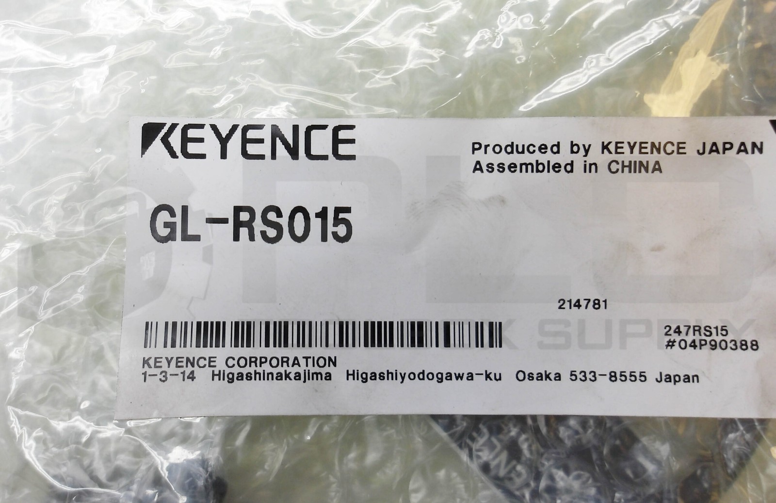SEALED NEW KEYENCE GL-RS015 CONNECTION CABLE 150MM