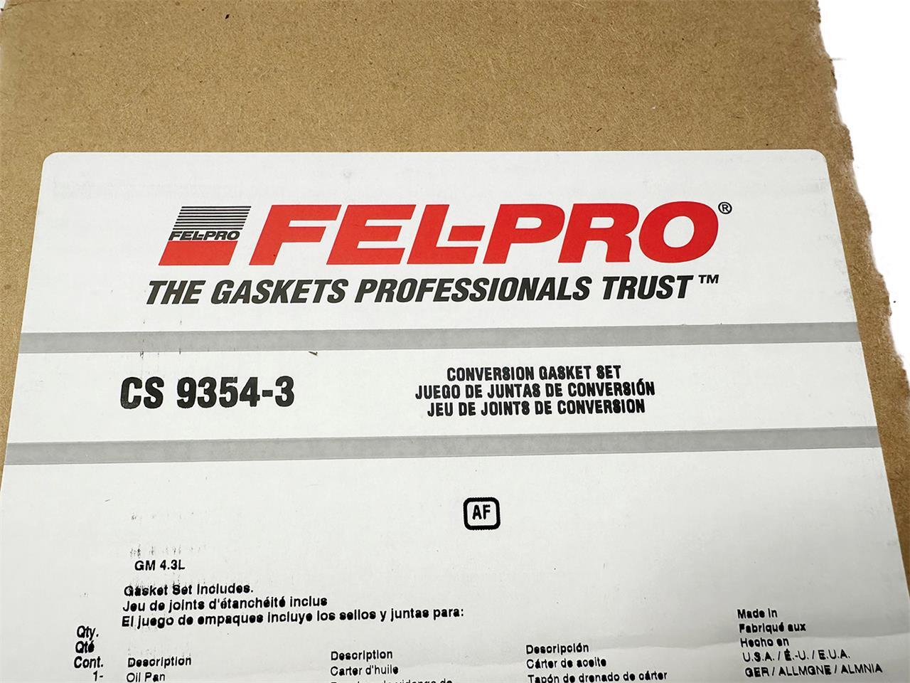 Fel-Pro CS 9354-3 Conversion Gasket Set NEW FREE FAST SHIP