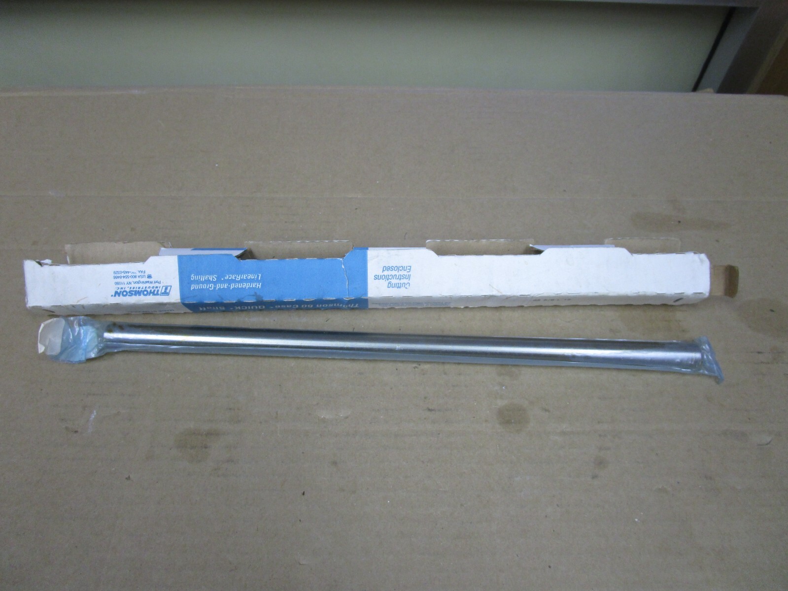 NEW THOMSON 60 CASE STEEL QUICK SHAFT QS 5/8 L 15