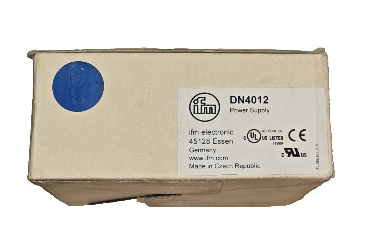 IFM DN4012 24V 5A 120W 1-Phase DIN Rail Power Supply – Brand New – Boxed