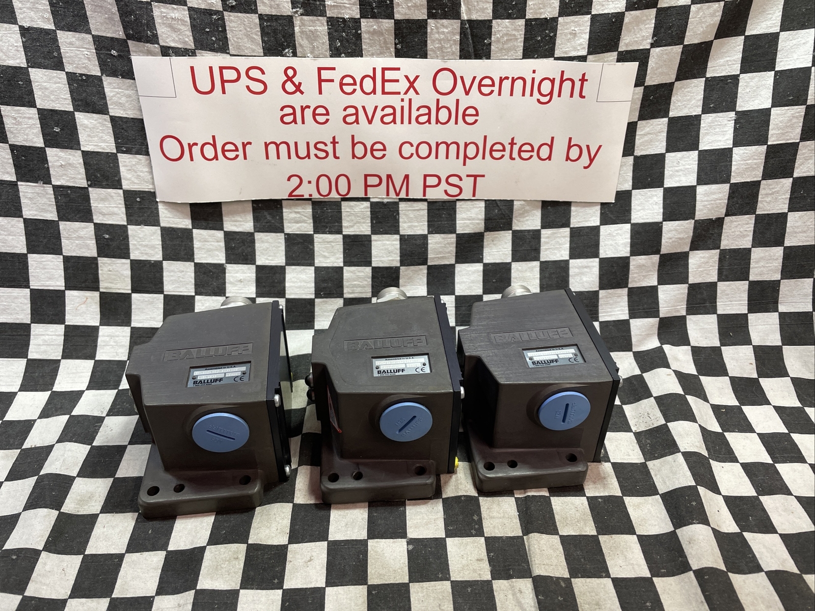 Balluff MULTIPLE LIMIT SWITCHM BNS-819-D02-K12-100, MISSING 1 ORING, LOT OF 3