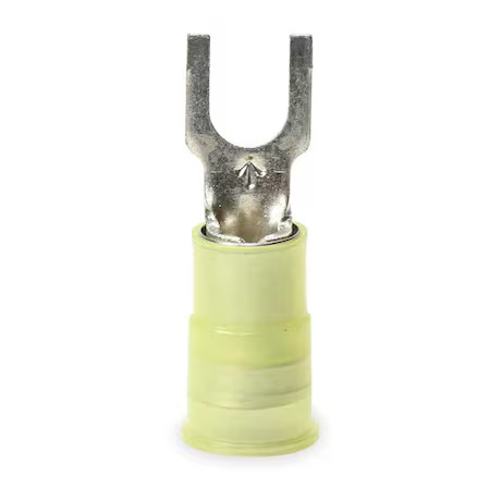 3M Mng10-8Fbx Fork Terminal, #8 Stud Size, 10 Awg, 600 V, Nylon Insulated,