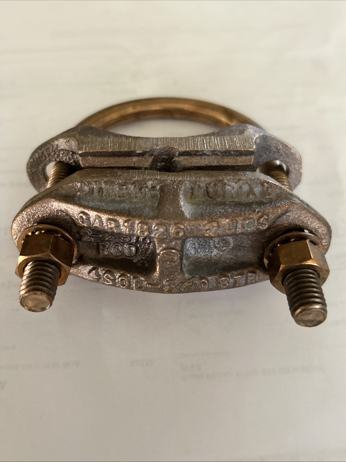 New BURNDY GAR1826 – Mechanical Grounding Connector, Cable to Rod or Pipe