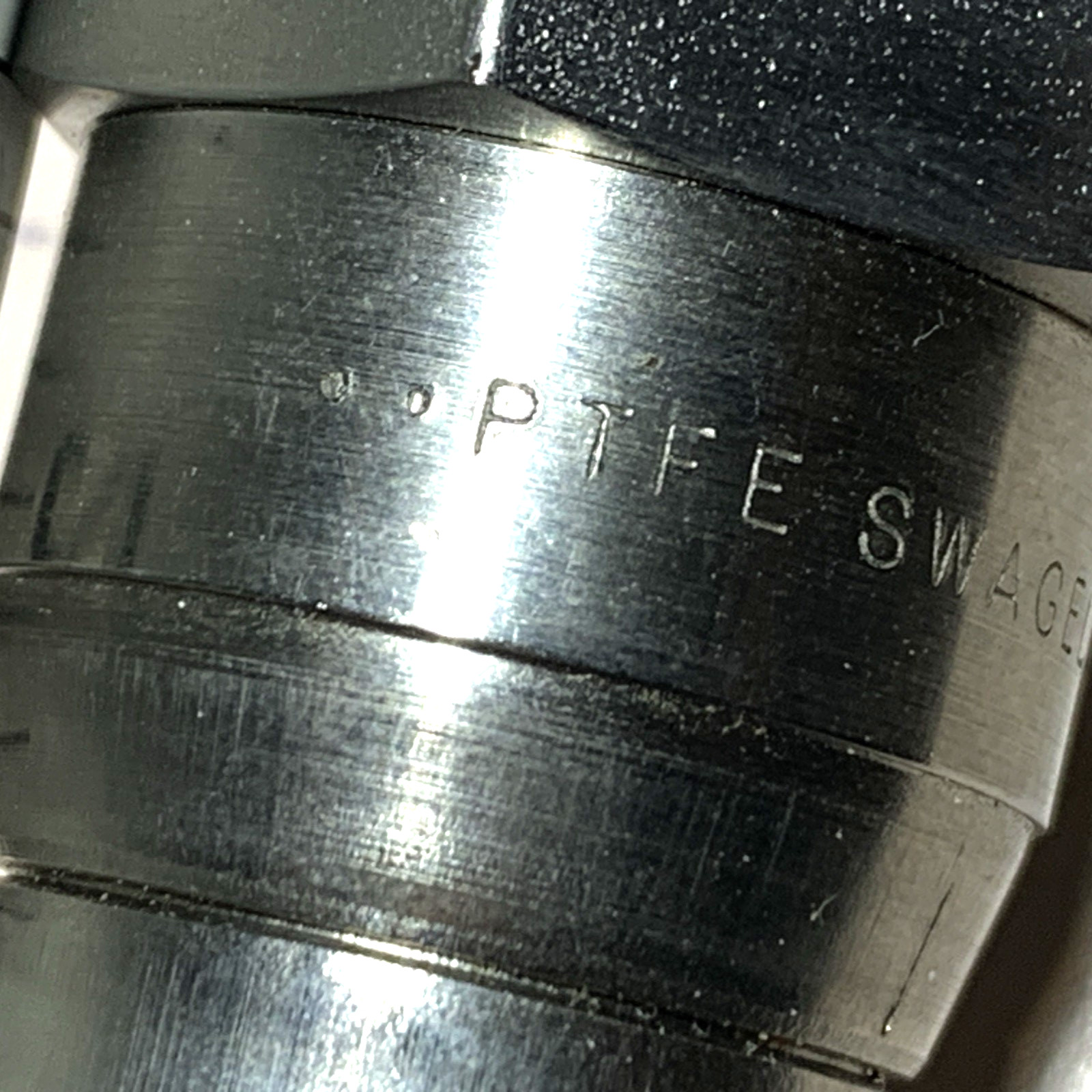 Swagelok PTFE 316 Braided Hose Assbly 1/2″D 36″ Tot lngth Including Adapter $51