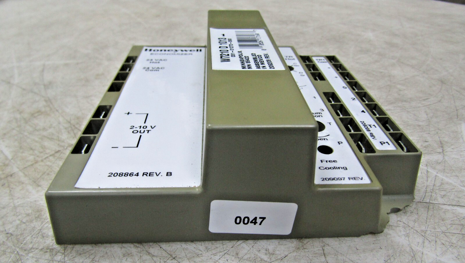 💥HONEYWELL W7210 D 1013 SOLID STATE ECONOMIZER 24 VAC