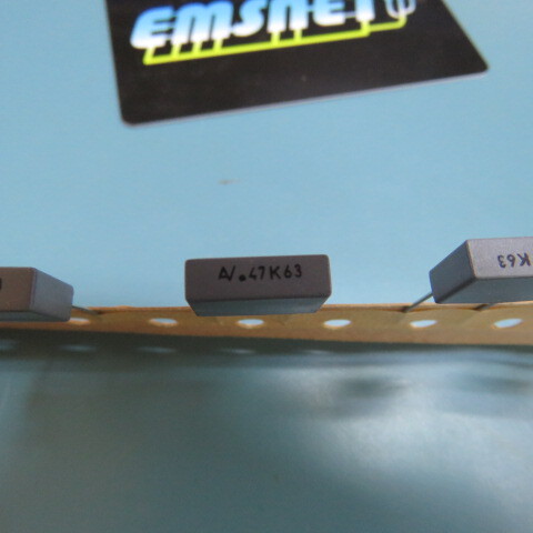 ARCOTRONICS R60DF3470DQ3AK Qty of 100 per Lot Film Capacitors 0.47 U 63V, CAP M