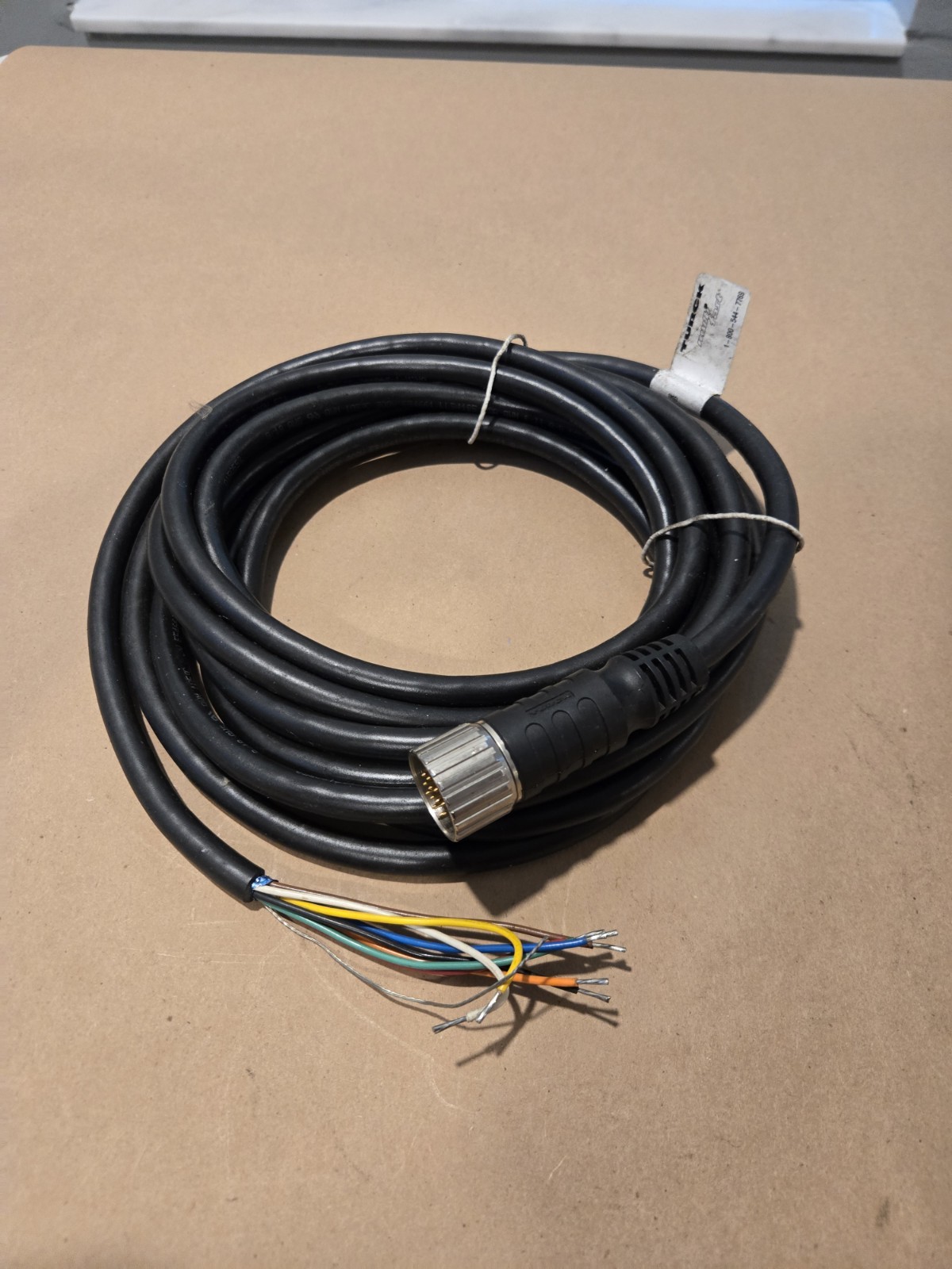 NOS Turck Multi Fast 12-pin Cable CSRM 12-8-5 U4701-85