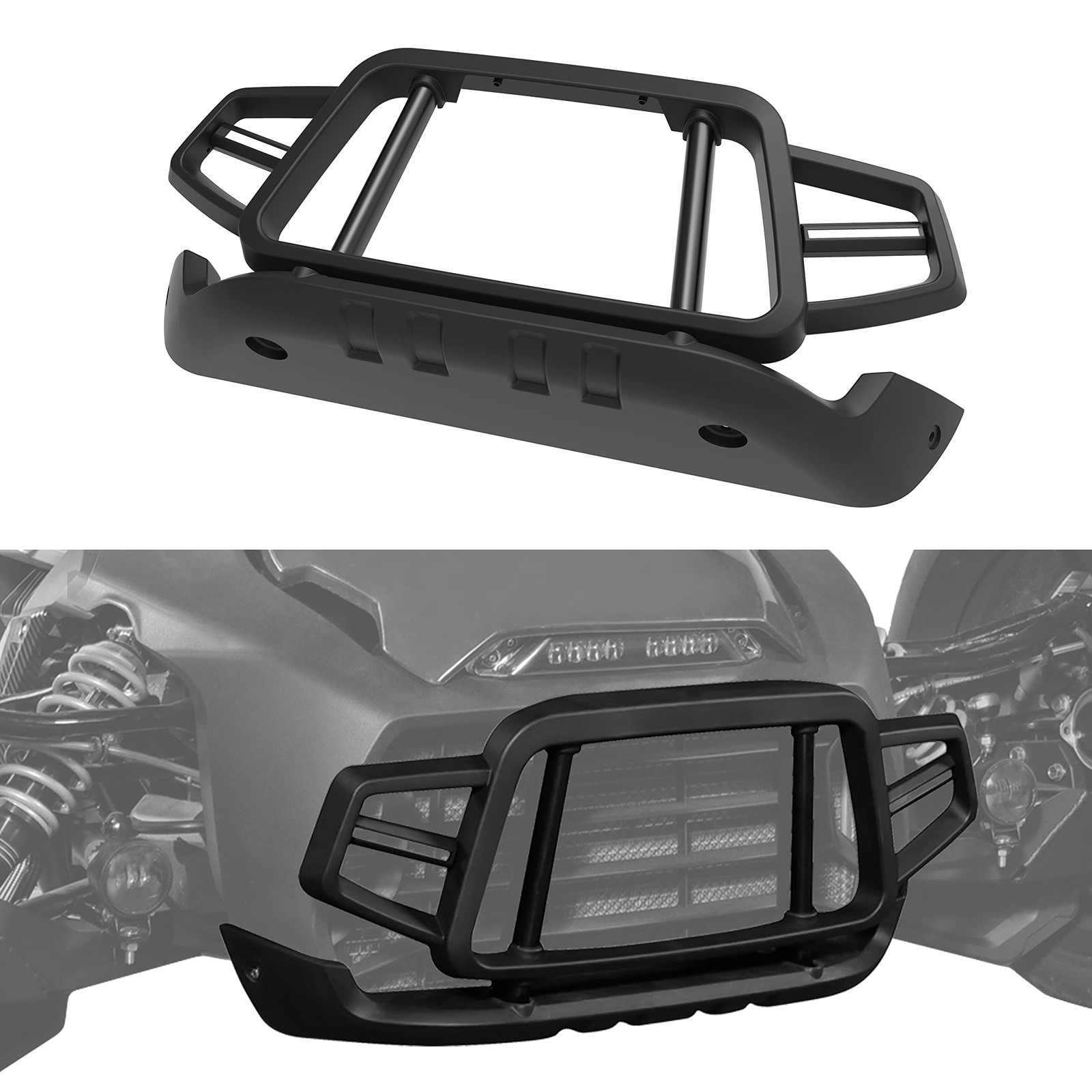 Front Bumper Guard Kit for Can Am Ryker 600 900 Sport & Rally Edition All Mod…